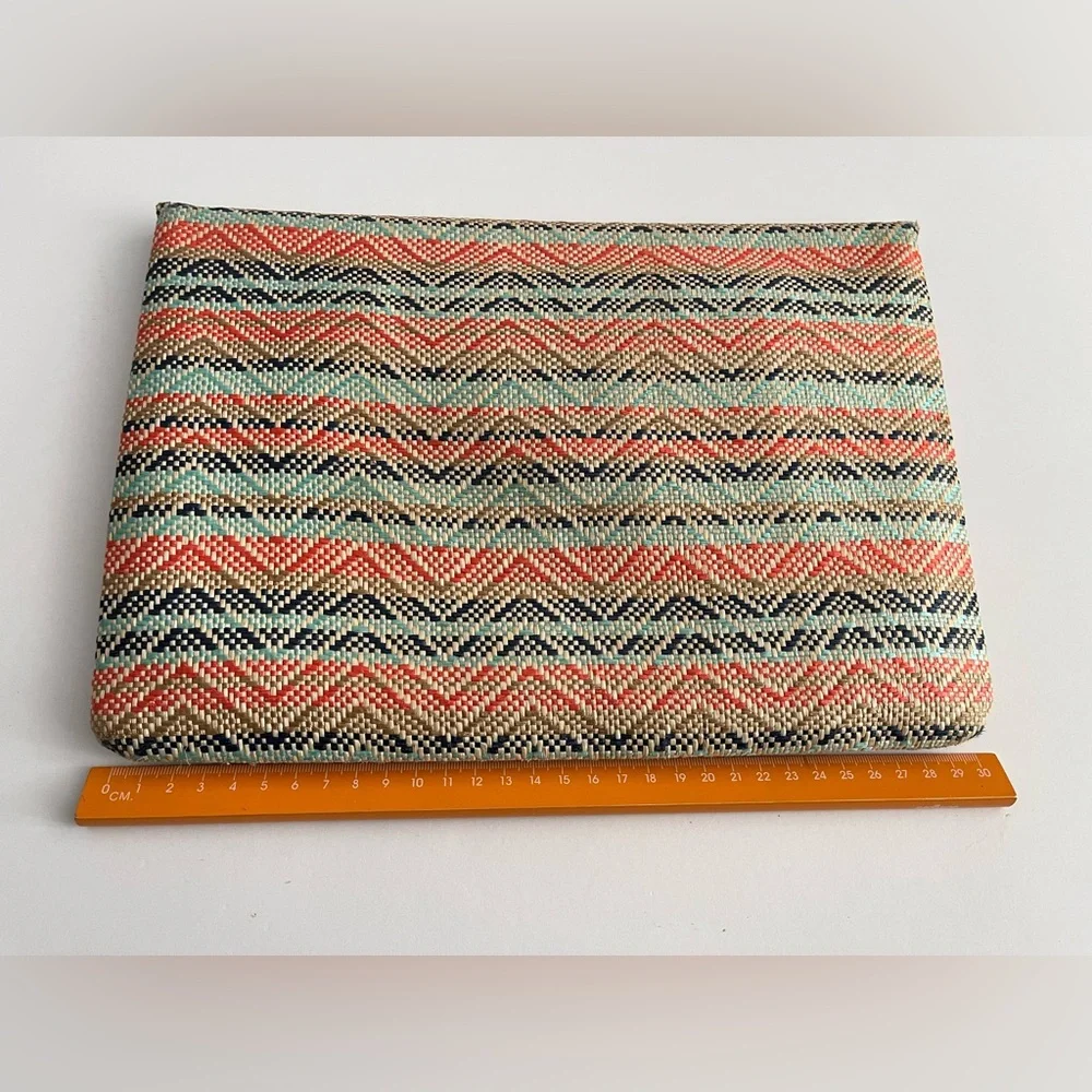 Kookai Multi Coloured Women’s Clutch Purse Bag Pre Owned Stain On Corner - Picture 9 of 15